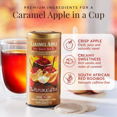 The Republic of Tea brewed cup close-up revealing warm amber color and comfort