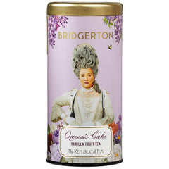 The Republic of Tea Bridgerton front packaging showing 36 tea bags and elegant branding benefit: clear product identity