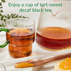 The Republic of Tea loose tea with apricot and peach pieces illustrating natural fruit inclusions