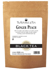 The Republic of Tea front packaging showing refill box and product name for pantry convenience