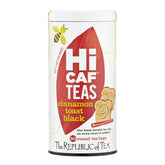 The Republic of Tea front packaging showing 50-count and flavor benefits