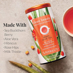 The Republic of Tea loose botanicals detail emphasizing natural ingredients and aroma