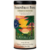 The Republic of Tea front packaging showing 50-count box and tropical branding for easy identification