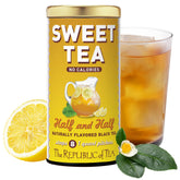 The Republic of Tea quart pouch front showing branding and flavor benefits