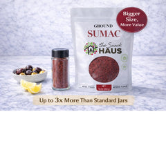 The Snack Haus sumac mixed in a marinade bowl enhancing protein flavor