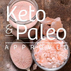 The Spice Lab packet open detail revealing fine pink salt for quick seasoning
