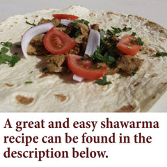 raw chicken coated with The Spice Way shawarma rub ready to cook, ensures even flavor coverage