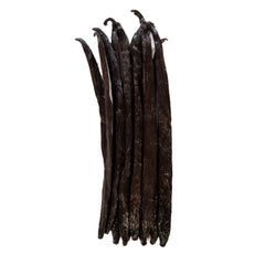 The Sweetest Bean pods steeping in a jar of alcohol to make homemade vanilla extract