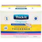 Thick-It front view of 25 packet box showing brand and convenience