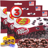 Think FWD front packaging showing three Dr. Pepper jelly bean bags and branding, convenient gift