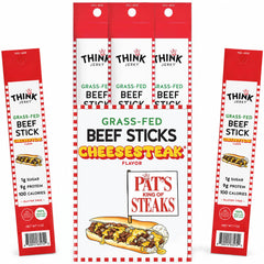 Think Jerky front packaging showing limited edition Pat's collaboration and bold branding benefit convenience