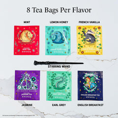 Thoughtfully HARRY POTTER assortment of individually wrapped tea bags for easy sampling