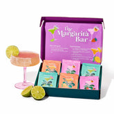 Thoughtfully product box front showing colorful Margarita Bar set benefits