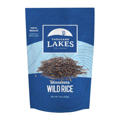 Thousand Lakes front pouch showing product name and resealable feature for freshness