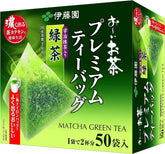Thunder Tech Ito-en Ocha front box showing 50 tea bags and benefits