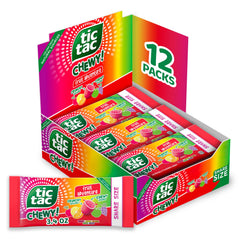 Tic Tac front packaging showing bulk 12-pack, ideal for sharing