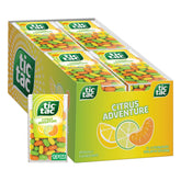 Tic Tac front packaging showing citrus adventure for quick refreshment