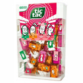 Tic Tac front packaging mix showing all four flavors and colorful boxes for variety