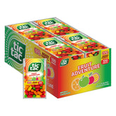 Tic Tac front packaging showing colorful Fruit Adventure pack and instant refresh