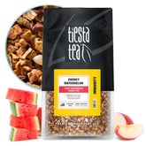 Tiesta Tea front packaging showing Chunky Watermelon, keeps tea fresh