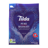 Tilda front packaging showing 10-pound bag and brand for confident purchase