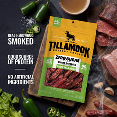 Tillamook Country Smoker close-up of smoked surface showing rich texture