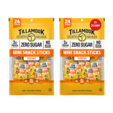 Tillamook Country Smoker front packaging showing 48-count convenience and zero sugar benefit