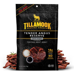 Tillamook Country Smoker front packaging showing product and resealable pouch benefit