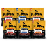 Tillamook Country Smoker variety pack front view showing three flavors and convenience