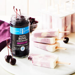 Tillen Farms cherries used as cocktail garnish closeup enhances drinks with bright flavor