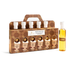 Tilz six-bottle gift pack front view showing flavours and elegant packaging benefit variety