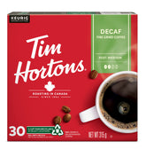Tim Hortons box front packaging showing 30-count and product branding, convenient storage benefit