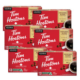 Tim Hortons front box 72ct pods showing brand and quantity, easy stocking