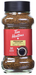 Tim Hortons jar front view showing product and quick-serve benefit