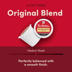 Tim Hortons K-Cup close-up pod view highlighting capsule seal and freshness