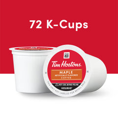 Tim Hortons close-up pod texture and label, easy single-serve benefit
