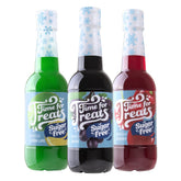Time For Treats front pack showing three 16.9 fl oz bottles and bold flavor labels for easy selection