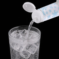 TIME FOR TREATS bottle beside measuring cup illustrating generous 25.4 fl oz