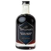 Tippleman's front bottle view showing smoked maple syrup and elegant packaging benefit: premium look
