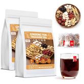 Tiucm front packaging showing 50 tea bags and product branding for convenience