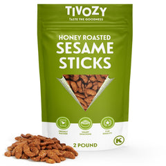 TIVOZY front packaging showing 2 lb pouch and honey-roast benefit