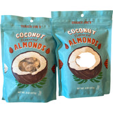 TJ's front packaging showing two-pack value and coconut almond appeal
