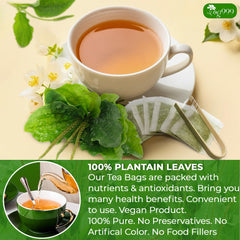 TOG999 close-up biodegradable corn-fiber tea bag highlighting eco friendly material
