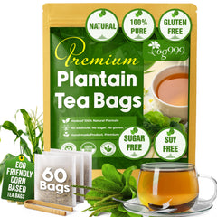 TOG999 front packaging showing 60 tea bags and resealable pouch benefit freshness