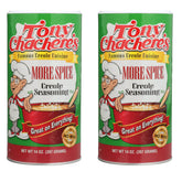 Tony Chachere's front packaging showing two 14 oz bottles and bold label benefit