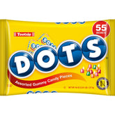 Tootsie DOTS front packaging showing mini box design and branding for convenient gifting