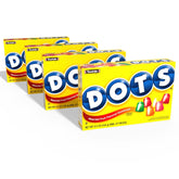 Tootsie DOTS theater box front view showing colorful gumdrops and easy sharing