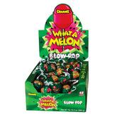 Tootsie Roll Charms Blow Pop front box showing 48 count and benefit of bulk convenience