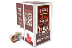 Tootsie Roll pod close-up highlighting compatibility and easy brewing