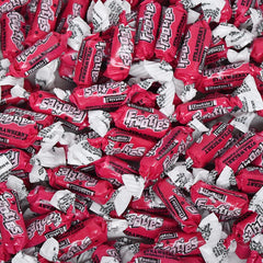 Tootsie Roll open bag spilling pieces onto table for easy serving